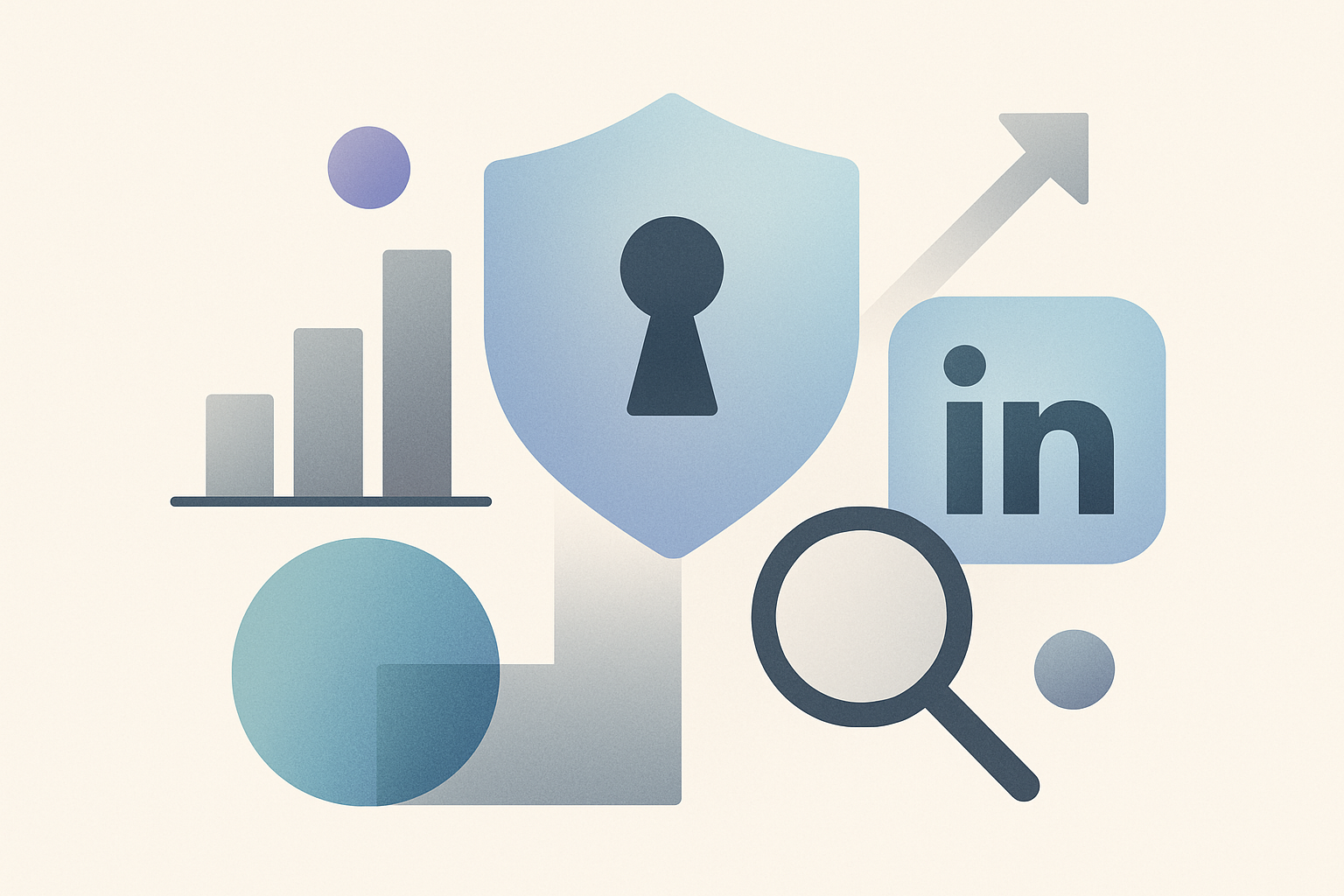 What specific KPIs should cyber firms focus on for LinkedIn awareness?