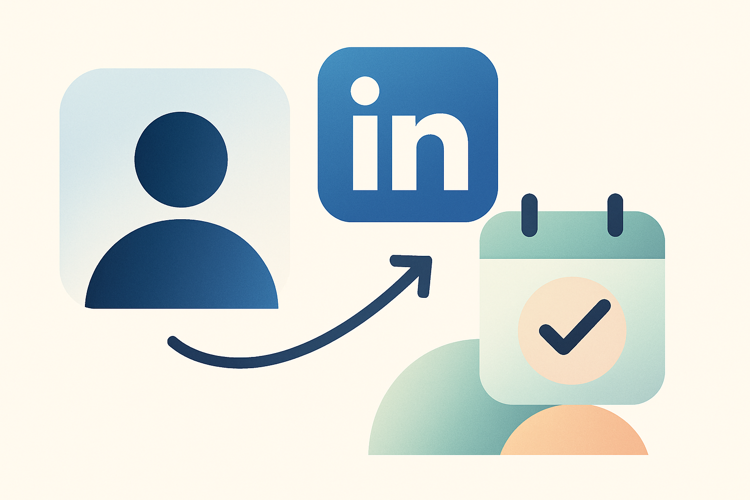 How can I book meetings with LinkedIn as a Sales Outreach Solution?