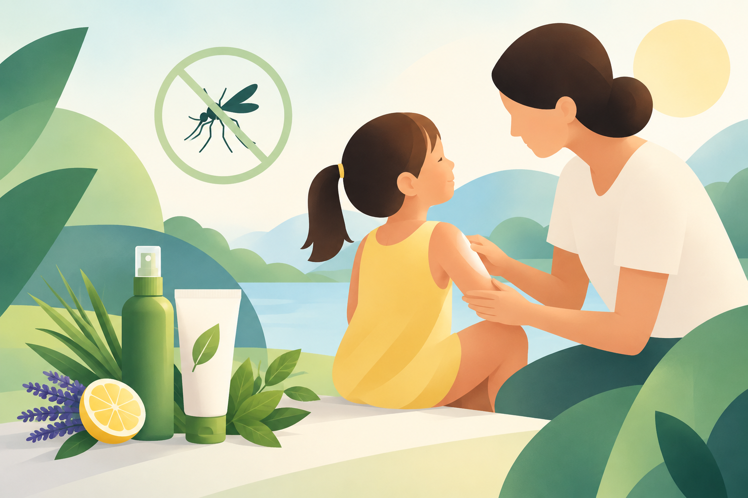 Which natural mosquito repellent is safest for kids?